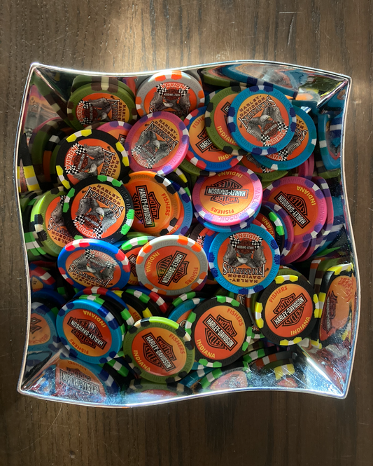 Assorted H-D of Indy Collectible Poker Chips